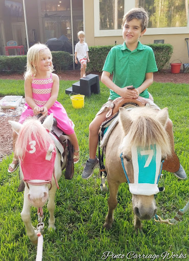 Our derby ponies were ready to race at this Kentucky Derby Party in Jacksonville, FL.